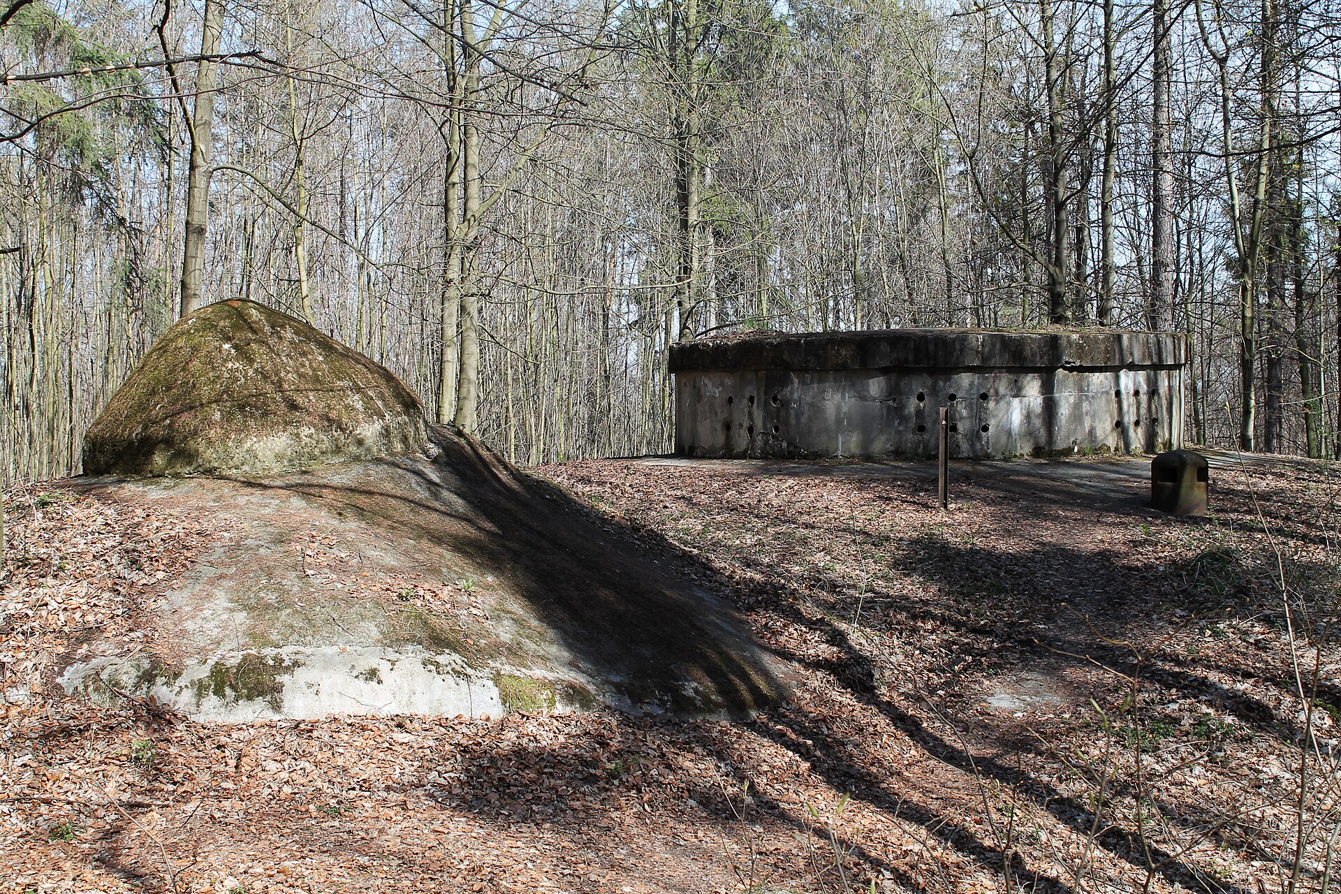 MO-S 38 U potoka — srub tvrze Smolkov v Háji ve Slezsku